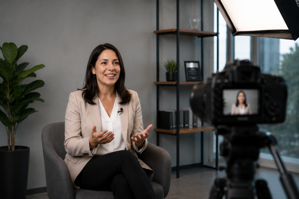 Video testimonial corporativo en CDMX