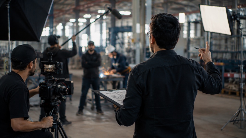 Producción de video corporativo en CDMX - Filmmen en set de grabación