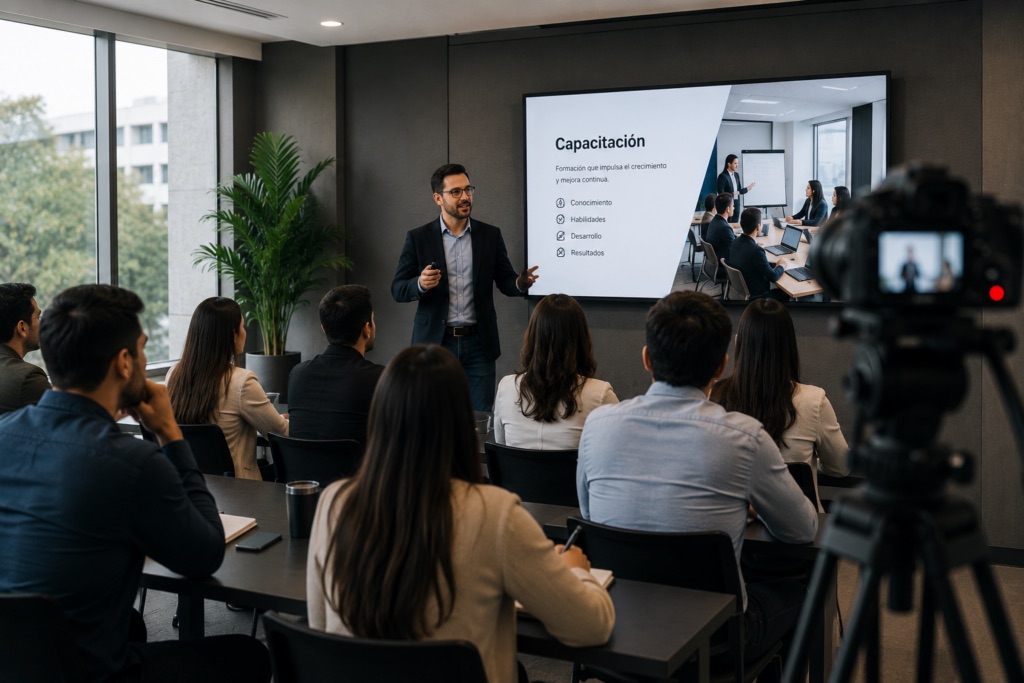 Video de capacitación empresarial